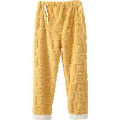 奢芬孕妇裤子暖暖裤秋冬款休闲家居裤加厚珊瑚绒托腹裤怀孕期睡裤