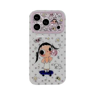 超可爱豹纹波点小玉蓝色适用苹果17手机壳iphone16promax高级感18pro保护壳硅胶15新款防摔全包边女款软壳