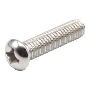 201不锈钢十字圆头螺丝钉818盘头螺钉机丝机牙M3M4M5M6M8十字圆机
