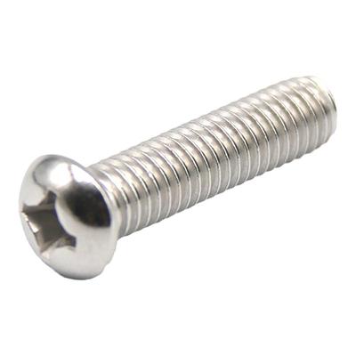 【厂家批发】不锈钢圆头十字螺丝