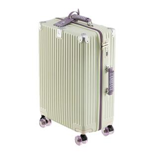 旅行箱行李箱拉杆箱女男学生静音万向轮密码皮箱子拉链20寸登机箱