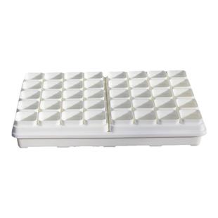 加厚矮5口多肉花盆小口径塑料育苗浸水托盘架种植精控省土易整理