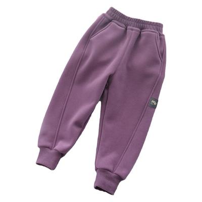 男童女童奥利绒加厚保暖裤子