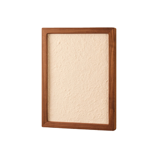 黑胡桃木磁吸相框摆台A4拍立得画框东巴纸实木记事板冰箱贴展示板