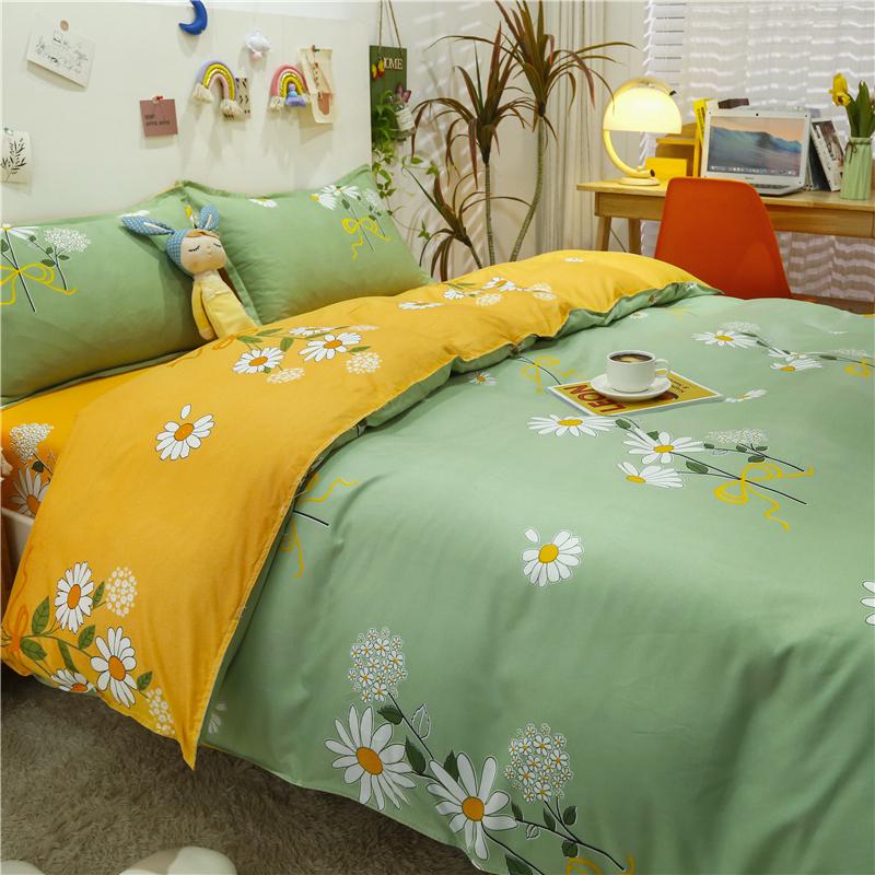 被套单件夏季150x200x230单人学生宿舍纯水洗棉磨毛儿童床单被罩