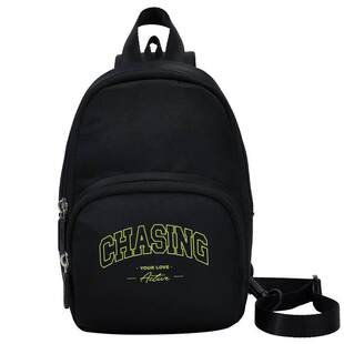 【商场同款】361童装儿童胸包运动斜挎旅行防水2026夏季新款包包