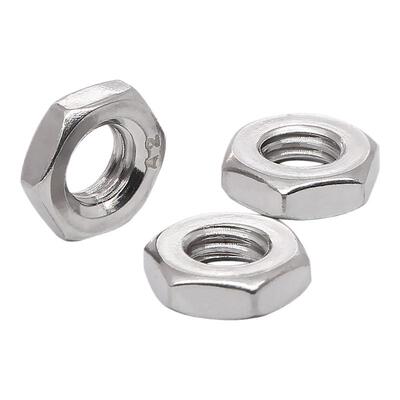 304316不锈钢六角薄螺母扁