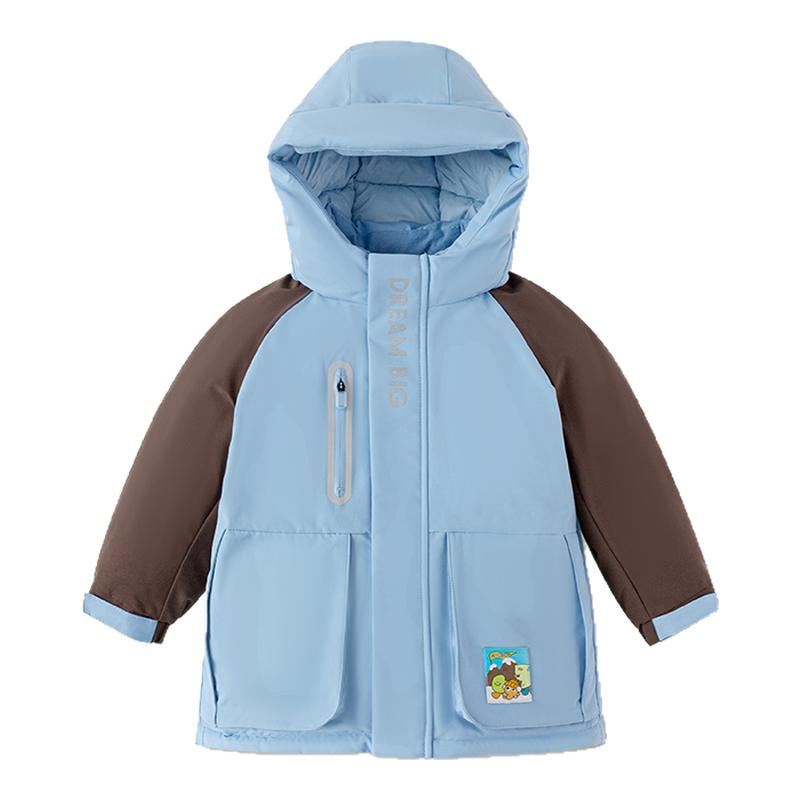 巴拉巴拉羽绒服儿童连帽派克服