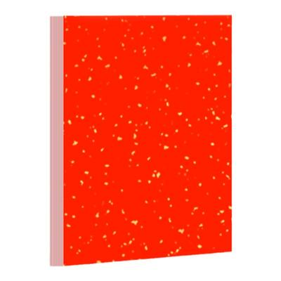 万年红洒金卡纸红色加厚宣纸