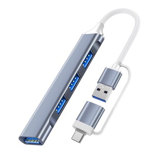 usb3.0扩展器转换接头typec笔记本电脑拓展坞接口多功能U盘分线器hub读u盘转接头集线器扩展坞多插口鼠标键盘