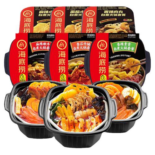 海底捞自热火锅自煮懒人自助小火锅速食食品方便嗨野炊露营宿舍锅