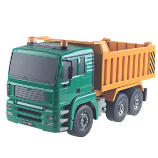 双鹰遥控自卸翻斗车充电大号运输卡车儿童男孩工程车玩具货车模型