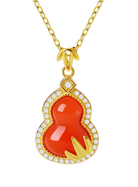 宫里上新天然正品南红玛瑙项链