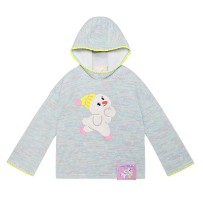 【冰上雪人】连帽毛衣柔软套装