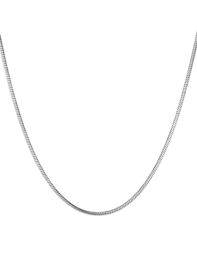 蛇骨链项链男生新款潮牌百搭细款