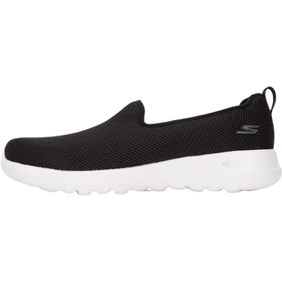 斯凯奇女鞋老人鞋夏季新款网面透气休闲鞋gowalk一脚蹬穿脱运动鞋