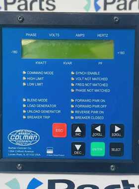 BARBER COLMAN WOODWARD DYNK-55100-001 Operator Panel