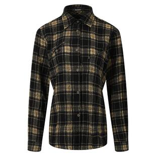 1c00M4羊毛抛纱绑带衬衫格纹复古经典格子色织衬衣舒适休闲秋冬