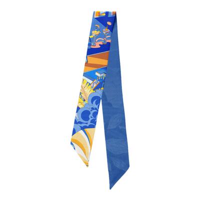 IWAO《异度空间》领巾礼品真丝 龙华Twilly 清华学子创立原创品牌