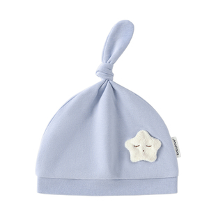 babylove【纺软织柔】新生儿帽子初生宝宝胎帽春秋季纯棉护囟门帽