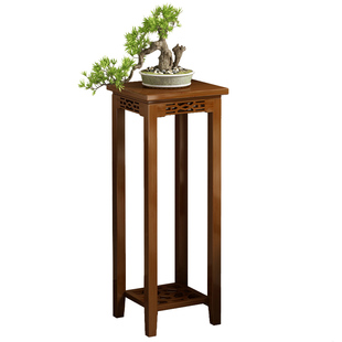 花架落地式置物架阳台客厅创意展示架室内楠竹中式盆栽花盆架新款