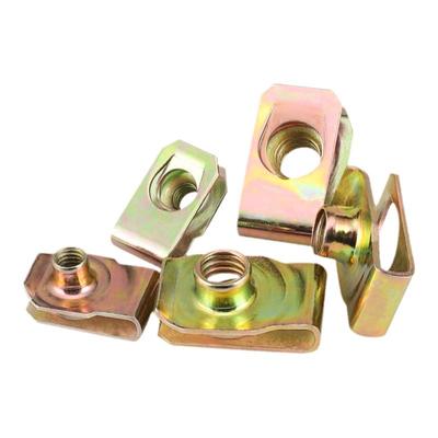 卡式螺母镀锌夹板板簧丝母车牌照