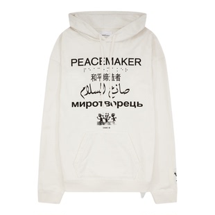 PEACEMAKER OAMC® 25秋冬 和平缔造者印花宽松连帽卫衣