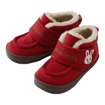 日本直邮MIKIHOUSE加绒棉鞋童鞋保暖男女童宝宝学步鞋13-9309-384