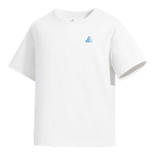 匹克童装男童速干短袖t恤夏季2025新款白色运动体恤儿童训练衣服