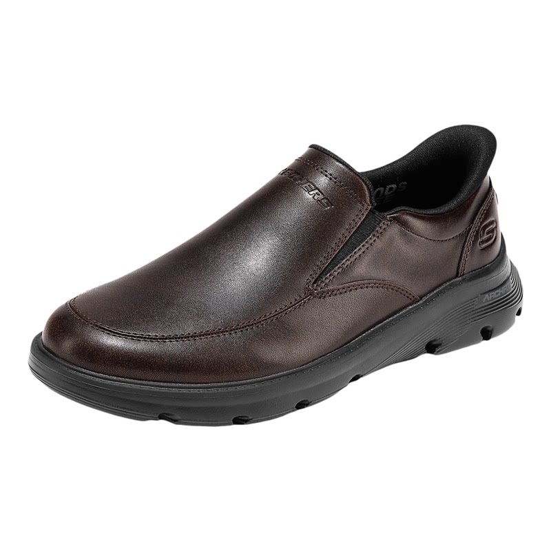 Skechers斯凯奇男鞋一脚蹬商务鞋