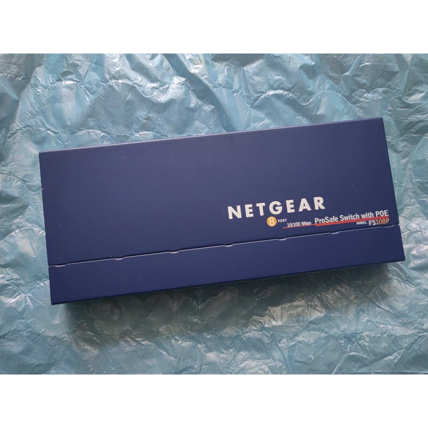 【议价-可维修】NETGEAR 网络交换机 FS108P 百兆P 全新/均有货