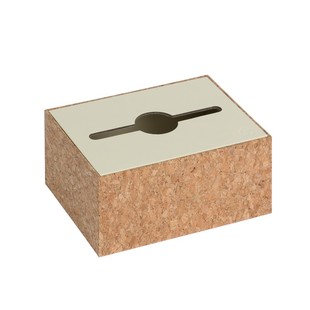 新品环保软木纸巾盒高级感原木餐巾抽纸盒轻奢餐厅净味触感磁吸