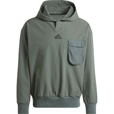 阿迪达斯男士连帽针织卫衣