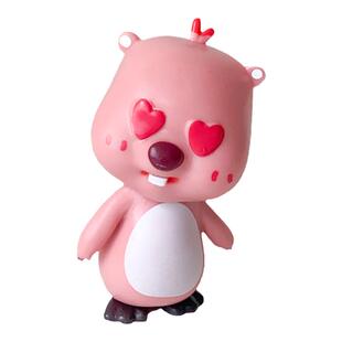 loopy小海狸潮玩手办屏幕摆件6种表情露比显示屏装饰桌面摆件礼物