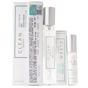 clean洁净克霖香水小样柔风甘雨Rain春意暖棉蜜境初桃味女士皂感