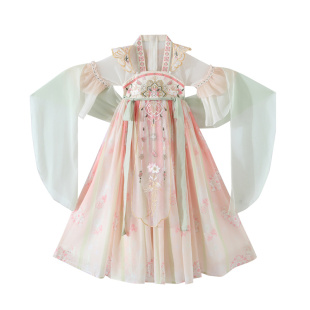 汉服女童2026新款夏季古风小女孩襦裙儿童古装公主裙子唐装连衣裙