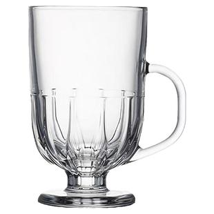 法国进口LAROCHERE耐热玻璃水杯耐高温法式杯子意式咖啡马克杯女