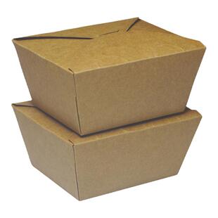 批发现货一次性牛皮淋膜外卖韩式炸鸡薯条餐饮便当免折防油打包厚