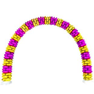 四叶草铝膜气球拱门 店铺开业拱形门支架子 结婚礼庆典汽球彩虹门