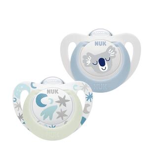 NUK德国进口安抚奶嘴智选硅胶0-18个月防胀气哄睡宝宝防龅牙
