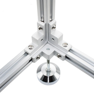 铝型材板材固定件地脚轮子连接件2020/3030/4040/4545角件面板件