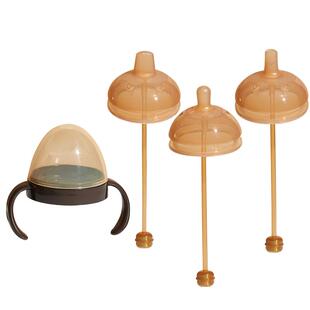 适配世喜奶瓶奶嘴鸭嘴吸管嘴适配四喜奶瓶配件水杯头把手柄奶瓶盖