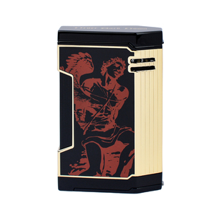 美国Prometheus普罗米修斯火神雪茄打火机大号六边形三火焰打孔器