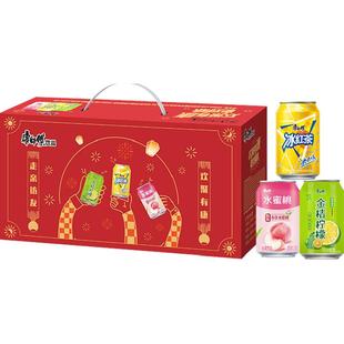 康师傅冰红茶310ml*18罐欢聚有康礼盒餐桌聚餐送礼