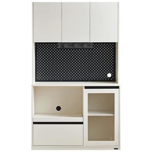 政府补贴全友家居现代奶油风客厅备餐茶水储物柜靠墙一体餐边柜