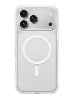 tech21手机壳适用于苹果iPhone17promax防摔air硬壳tpu带磁吸充电+相机按键FlexLite透明黑色保护壳