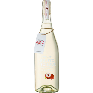 果酒荔枝青柠味甜酒莫斯卡托甜白葡萄酒女生微醺高颜值晚安酒