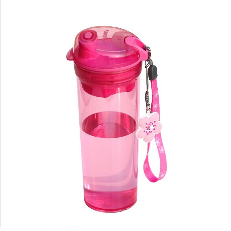 特百惠真品塑料户外便携防漏密封提绳滤格晶彩茶韵随心杯400ML