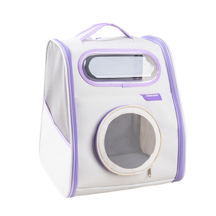 猫包外出便携双肩包大容量猫咪社会化训练包防应激透气出行包