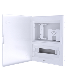 蒙斯朗16强弱电一体配电箱暗装18强电布线箱室内多媒体弱电箱家用